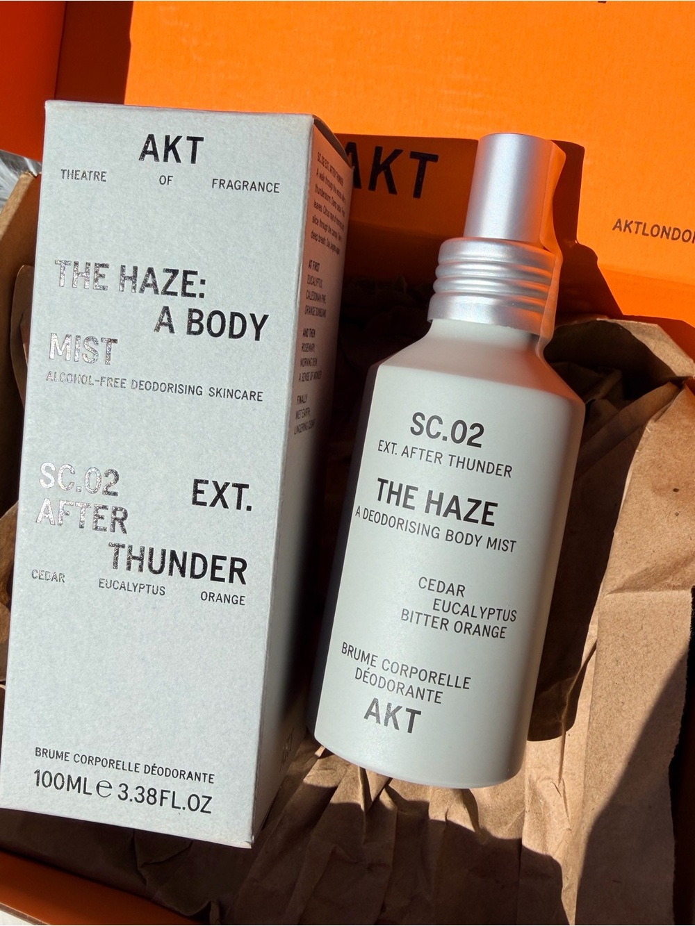 The Haze SC.02 After Thunder Deodorising Body Mist — White